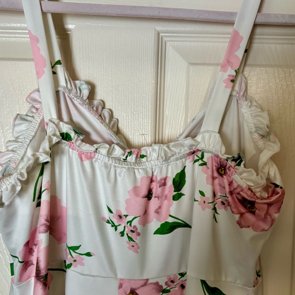 FLORAL SLIP DRESS - Picture 4 of 5